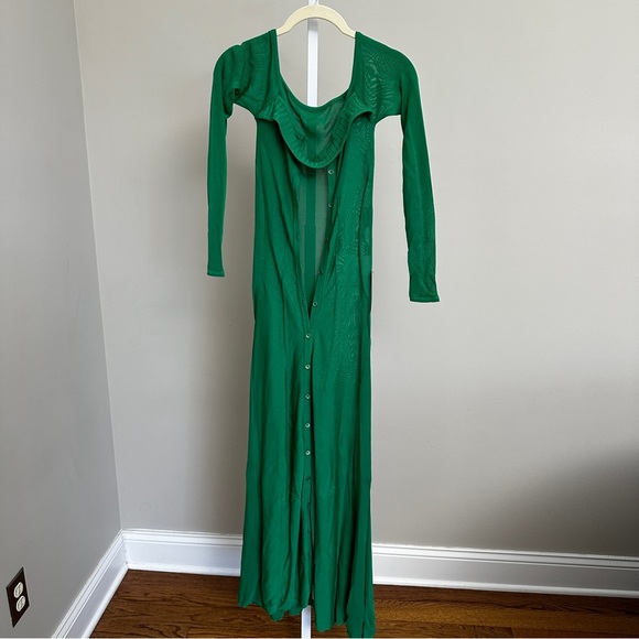 Jacquemus
ribbed-panel off-shoulder dress green size fr34- US 2. NWT - Picture 3 of 8